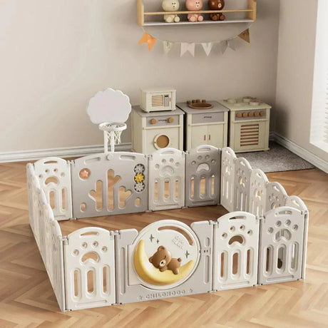Creating a Fun and Interactive Playtime Routine with a Baby Playpen with Game Panel
