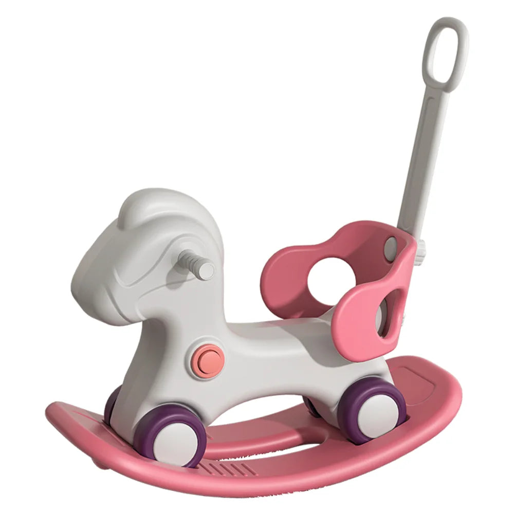 3 in 1 multifunctional Kids Rocking Horse with mat