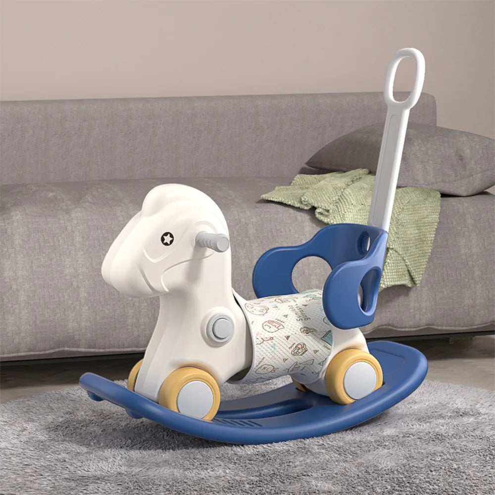 3 in 1 multifunctional Kids Rocking Horse with mat-kiwibargain.co.nz