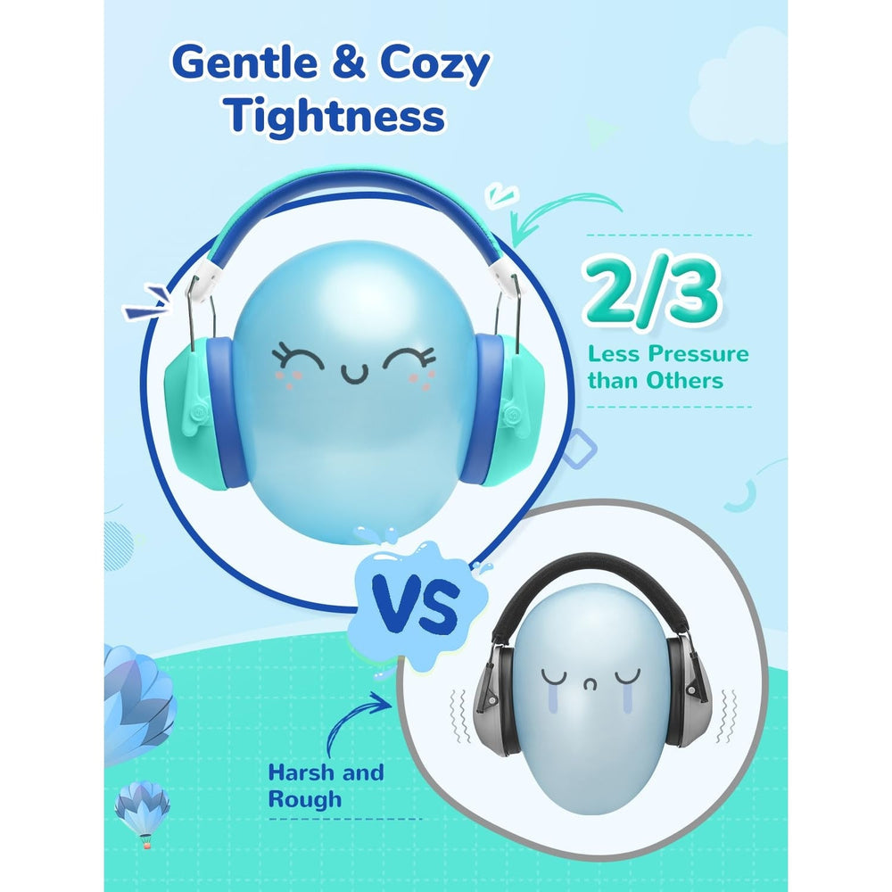 iClever IC-EM01 Kids Ear Muffs foldable design