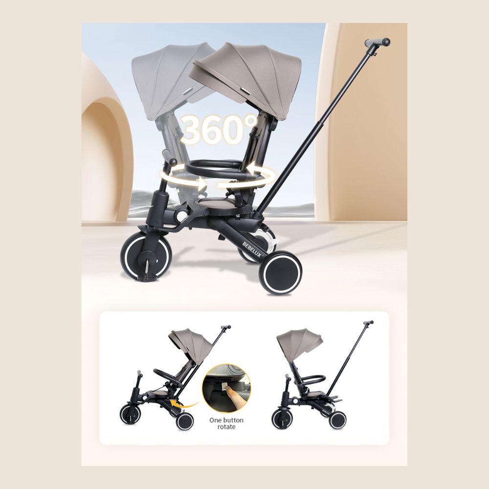 Smartfold 8-in-1 Multifunctional Kids Tricycle