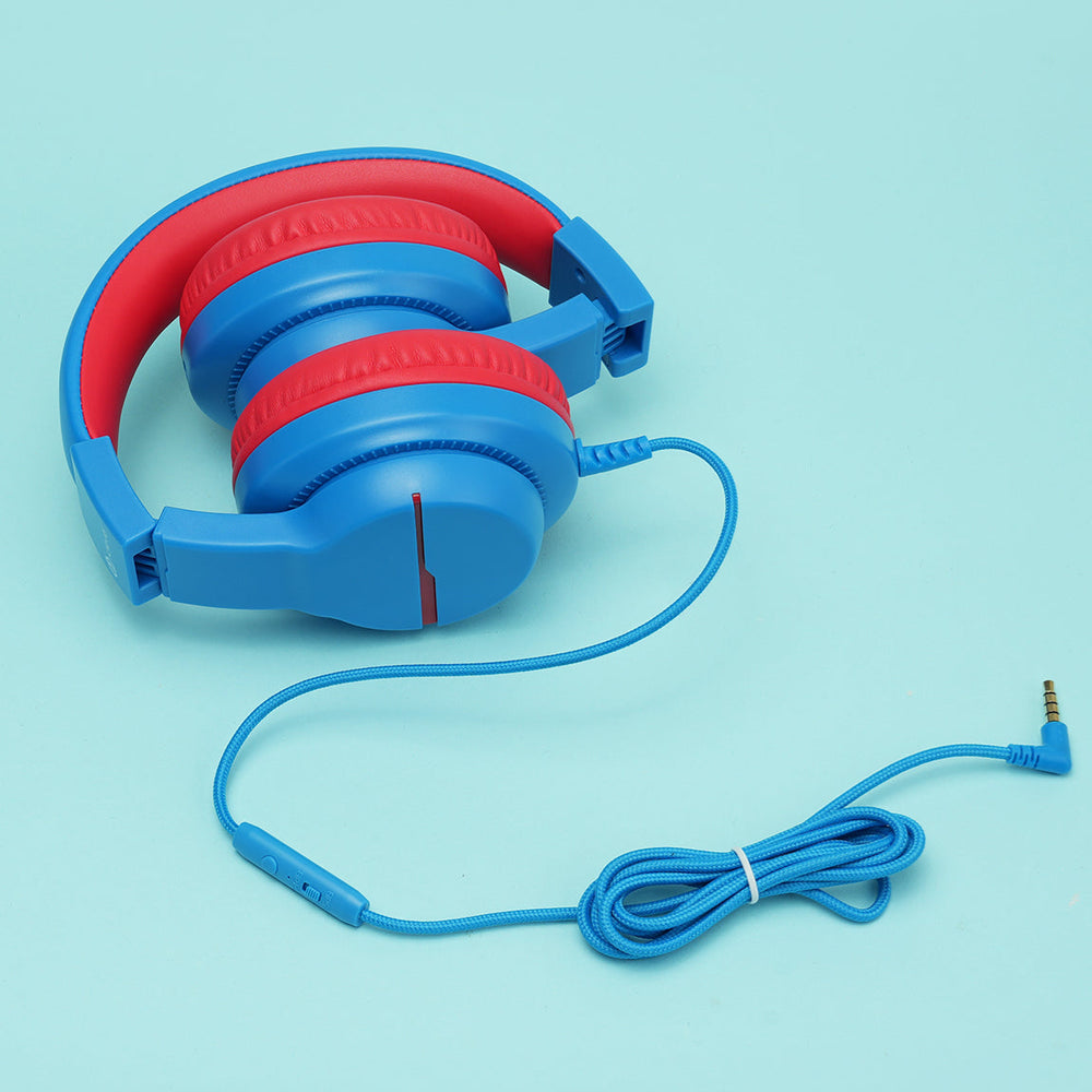 iClever HS19 Kids Wired Headphones share port