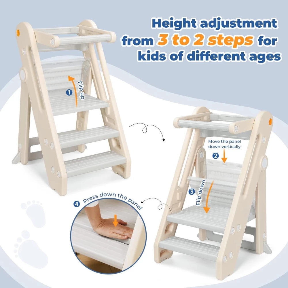 Baby Learning Stool Tower - Adjustable