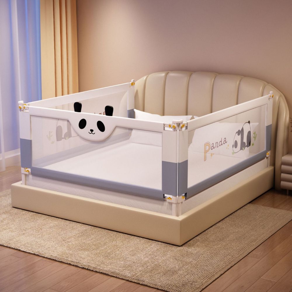 Baby Safety Bed Rail Guard - Adjustable Protection For Toddlers