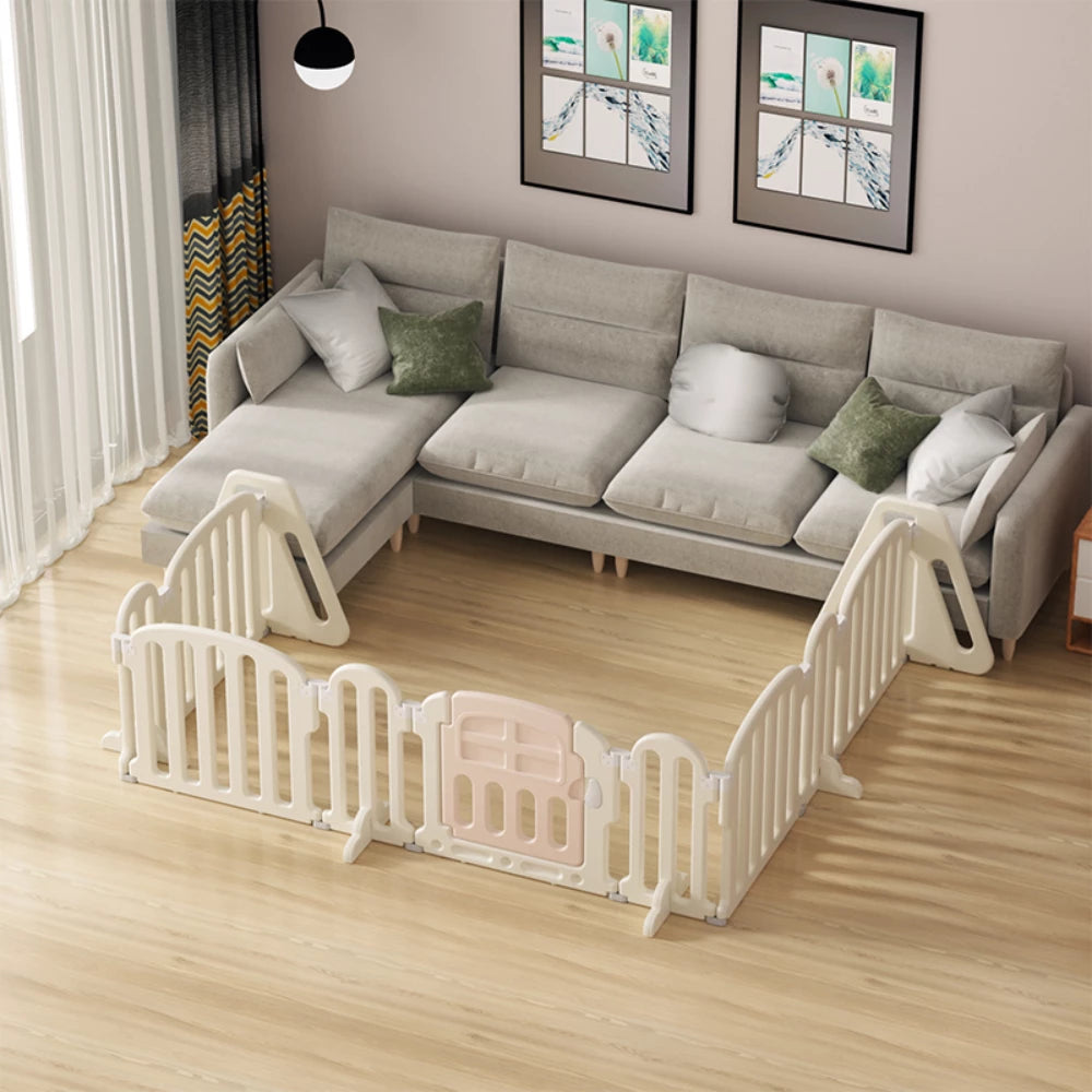 Baby Safety Gate with Base and Gate - 15pcs