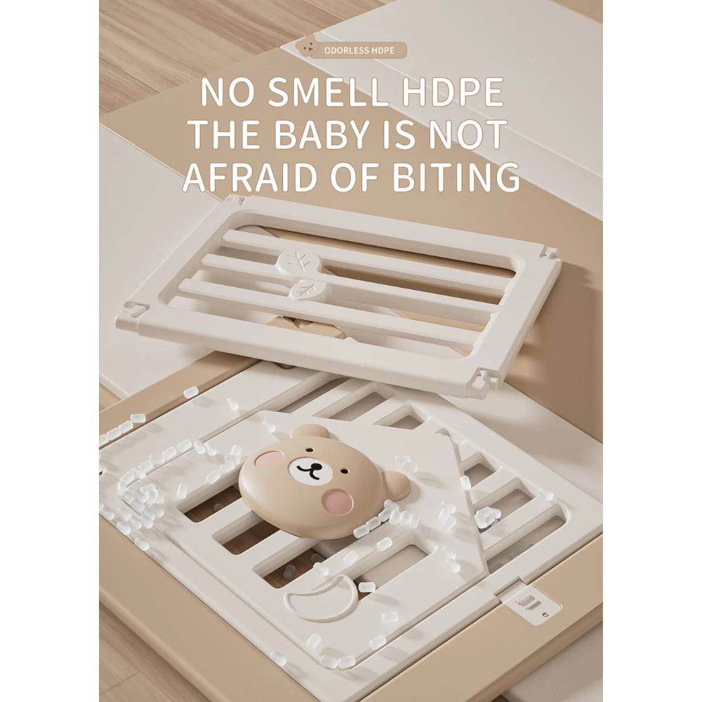 Bear Enclosure Kids Playpen Set 11pcs-Slide, Swing & more