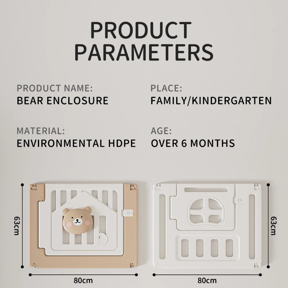 Bear Enclosure Playpen 16+2 - KiwiBargain NZ