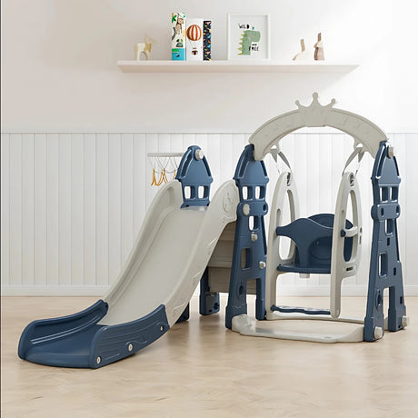 Castle Swing & Slide Set-kiwibargain.co.nz