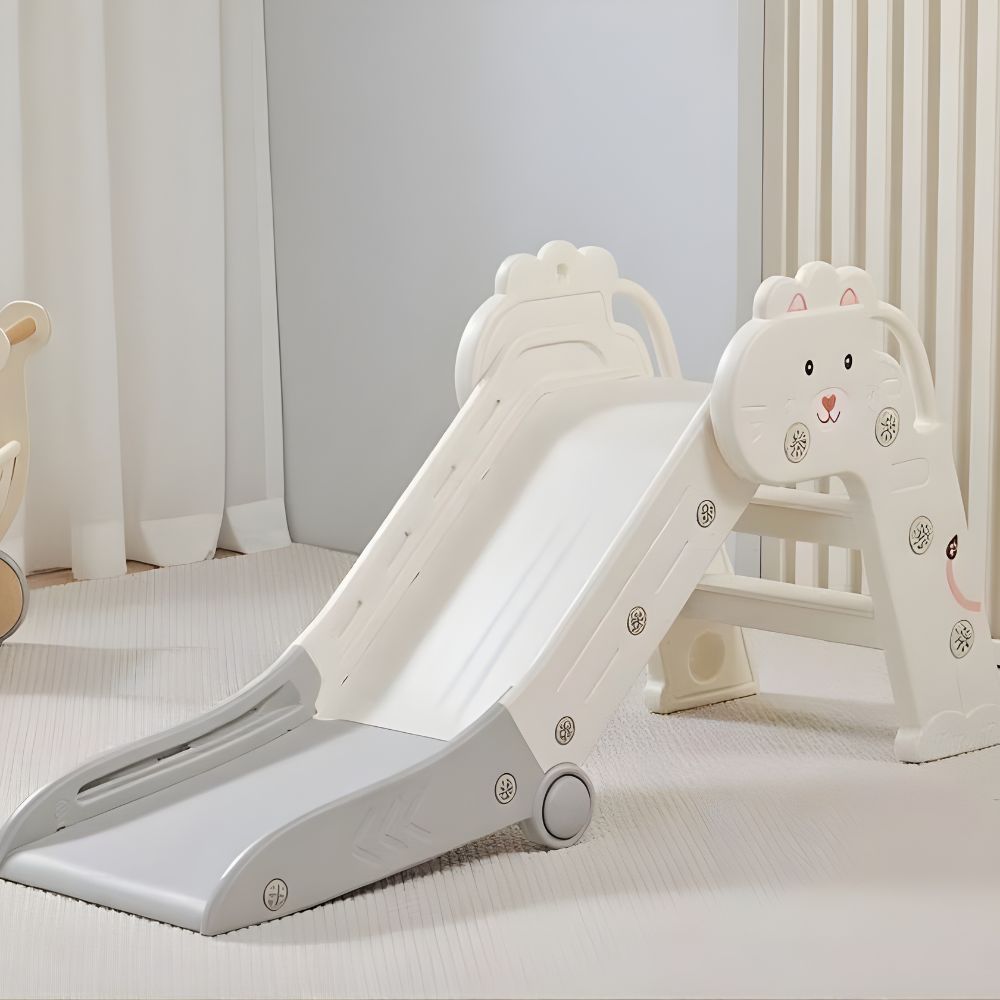 Cute Folding Kids Slide – Safe Indoor Play Slide for Toddlers