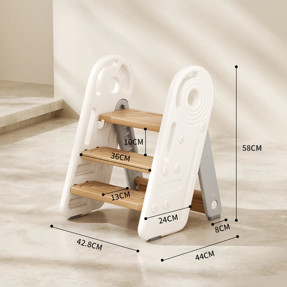Foldable Bathroom Step Stool for Toddlers