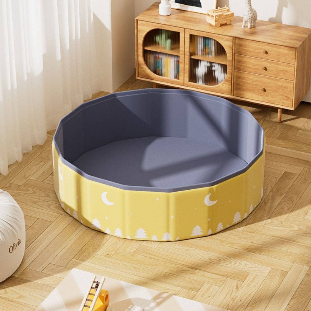 Foldable Baby Ball Pit - Yellow