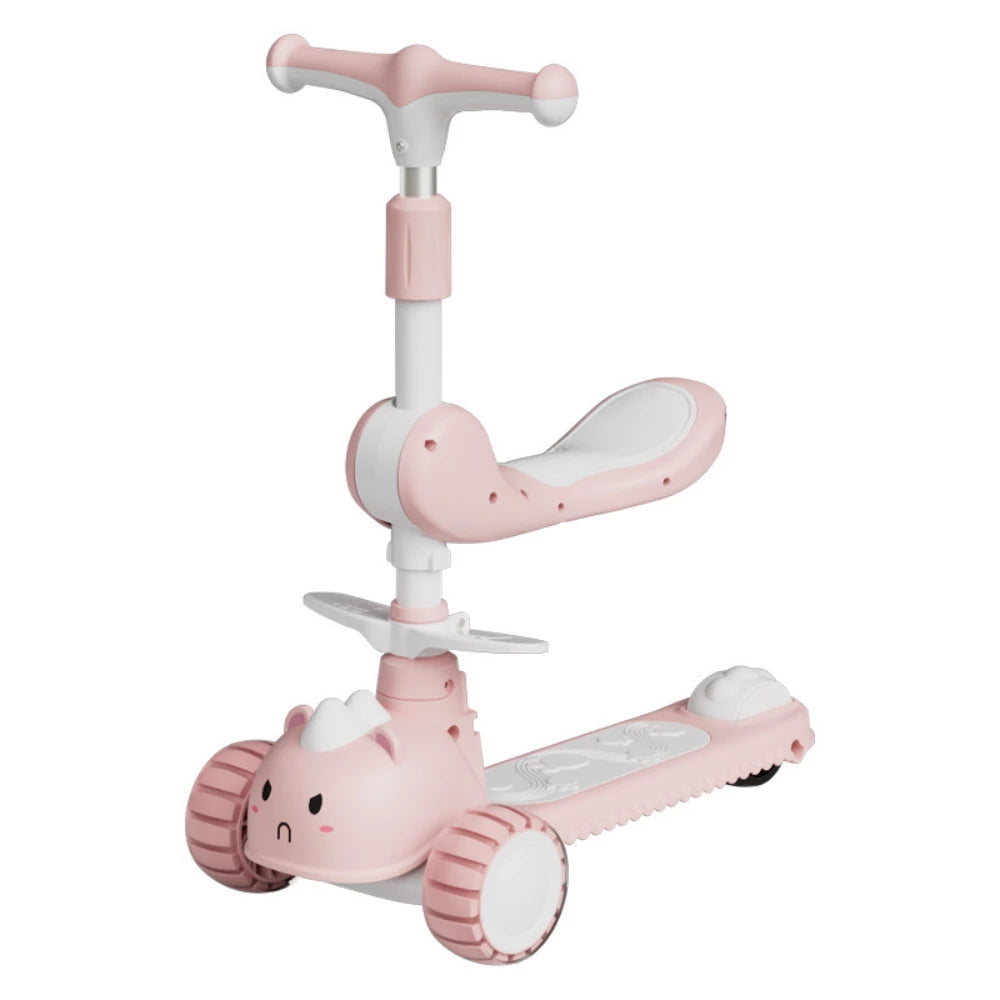 Kids 3-in-1 Foldable Scooter