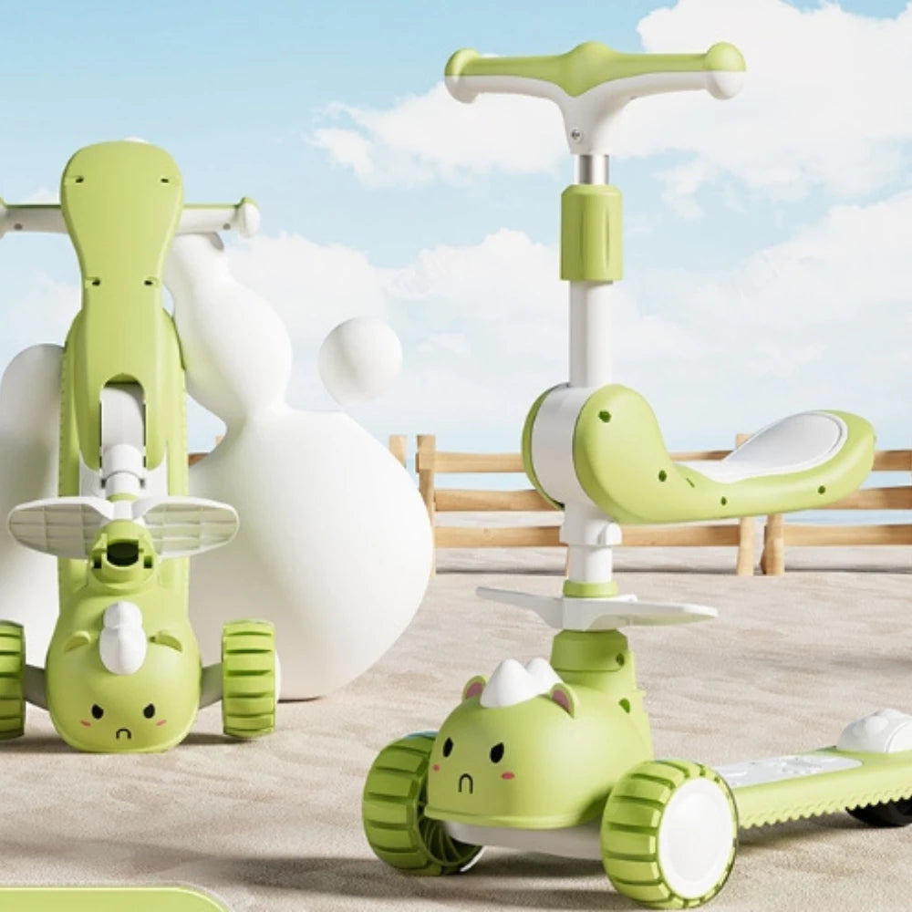 Kids 3-in-1 Foldable Scooter