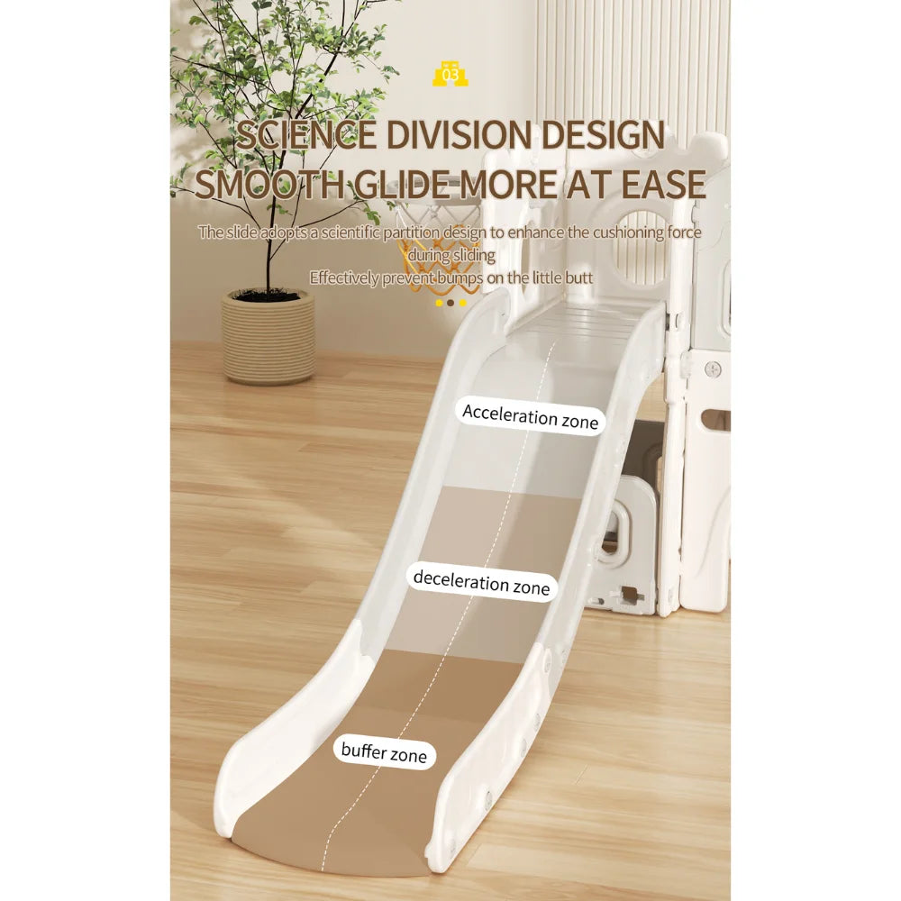 Kids Double Slide and Swing Combo