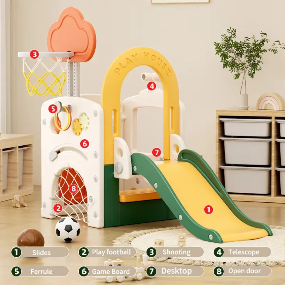 Kids Fun Space Slide Playhouse