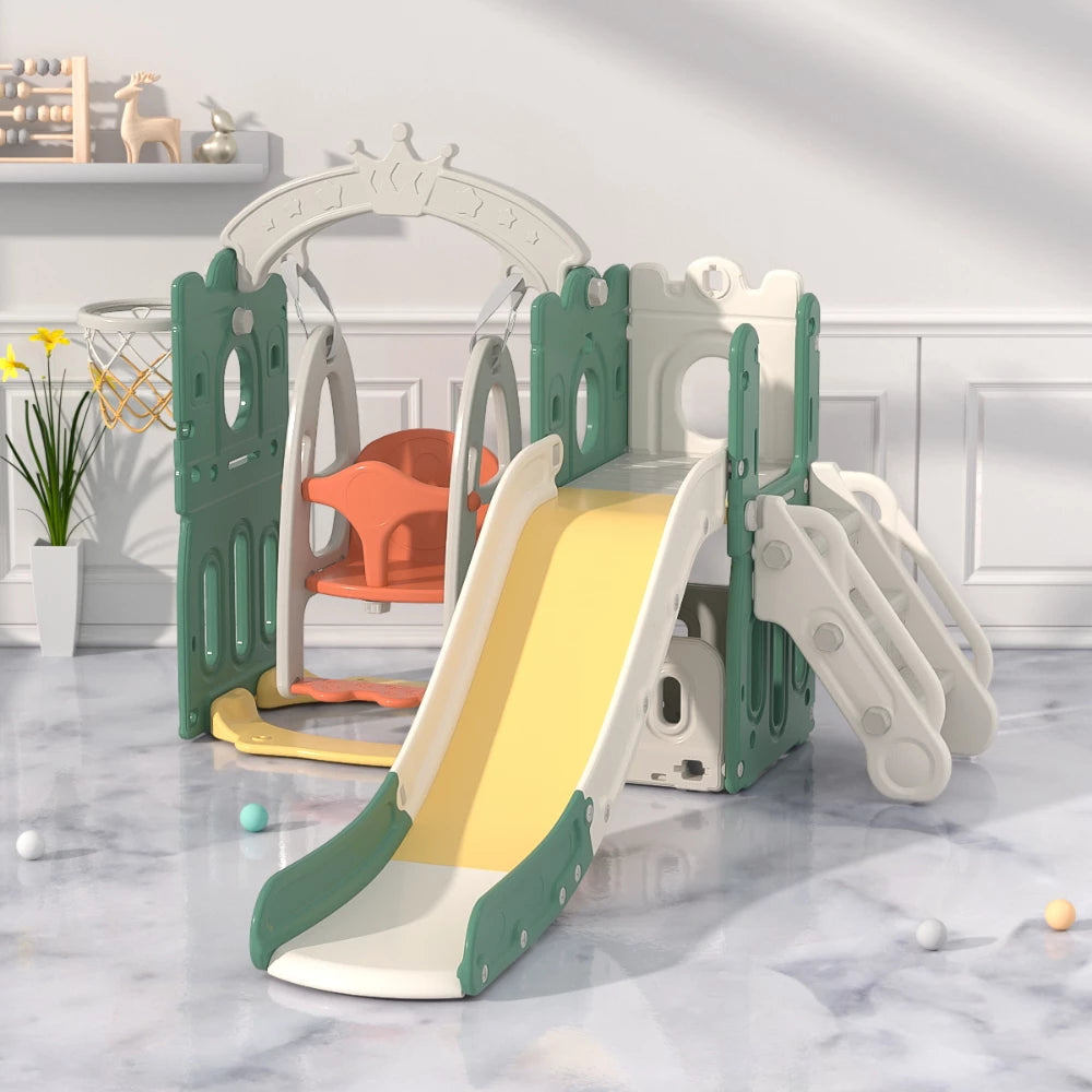 Kids Swing & Slide Set - 'L' shape