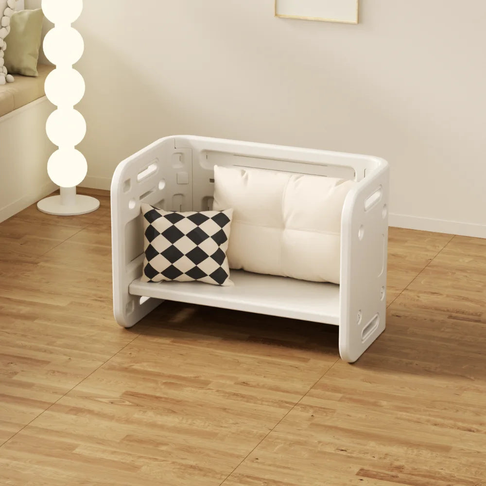 Kids Table and Chair Set with Building Blocks