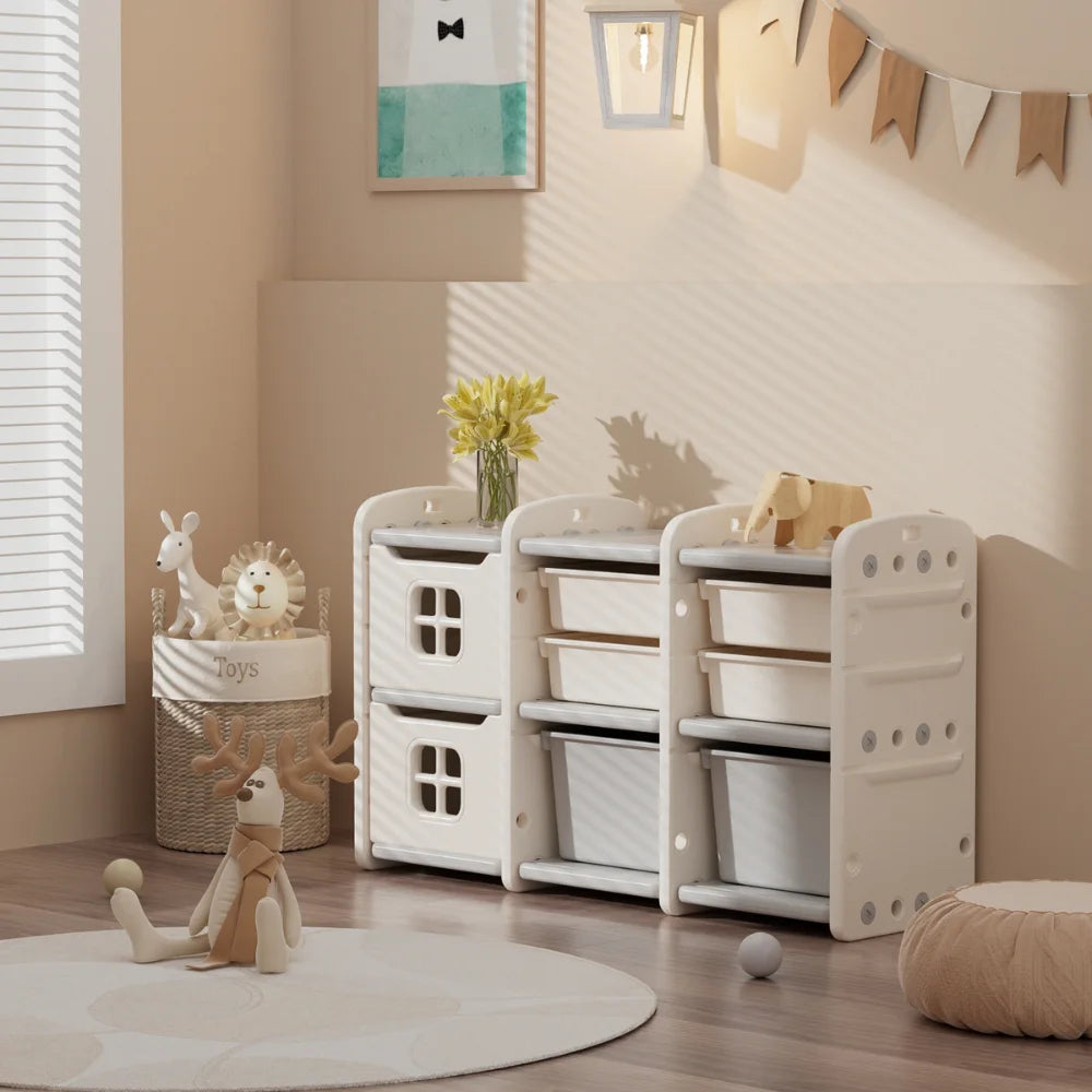 Kids Toy Storage Cabinet-kiwibargain.co.nz