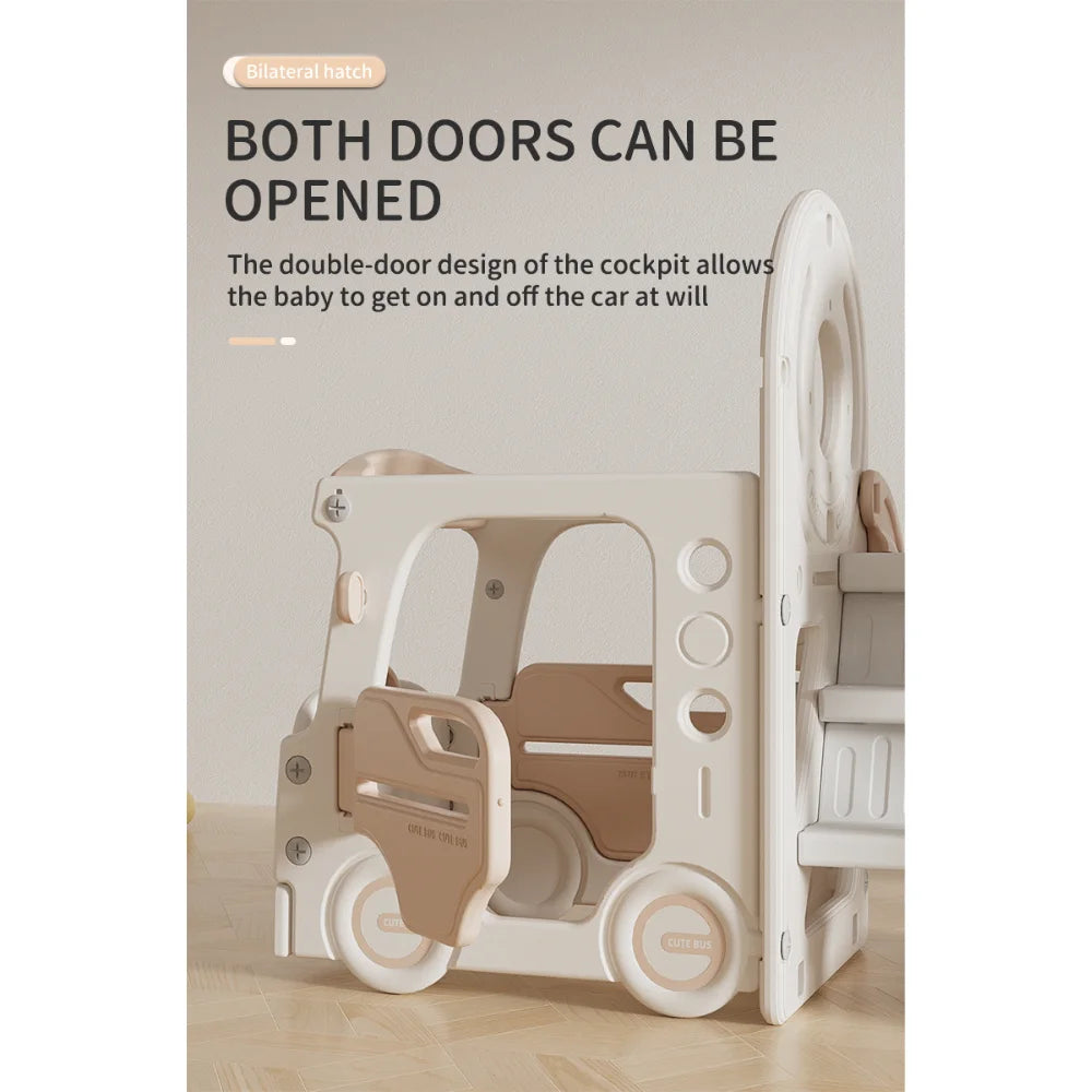 Mini Bus Kids Slide and Swing Combo