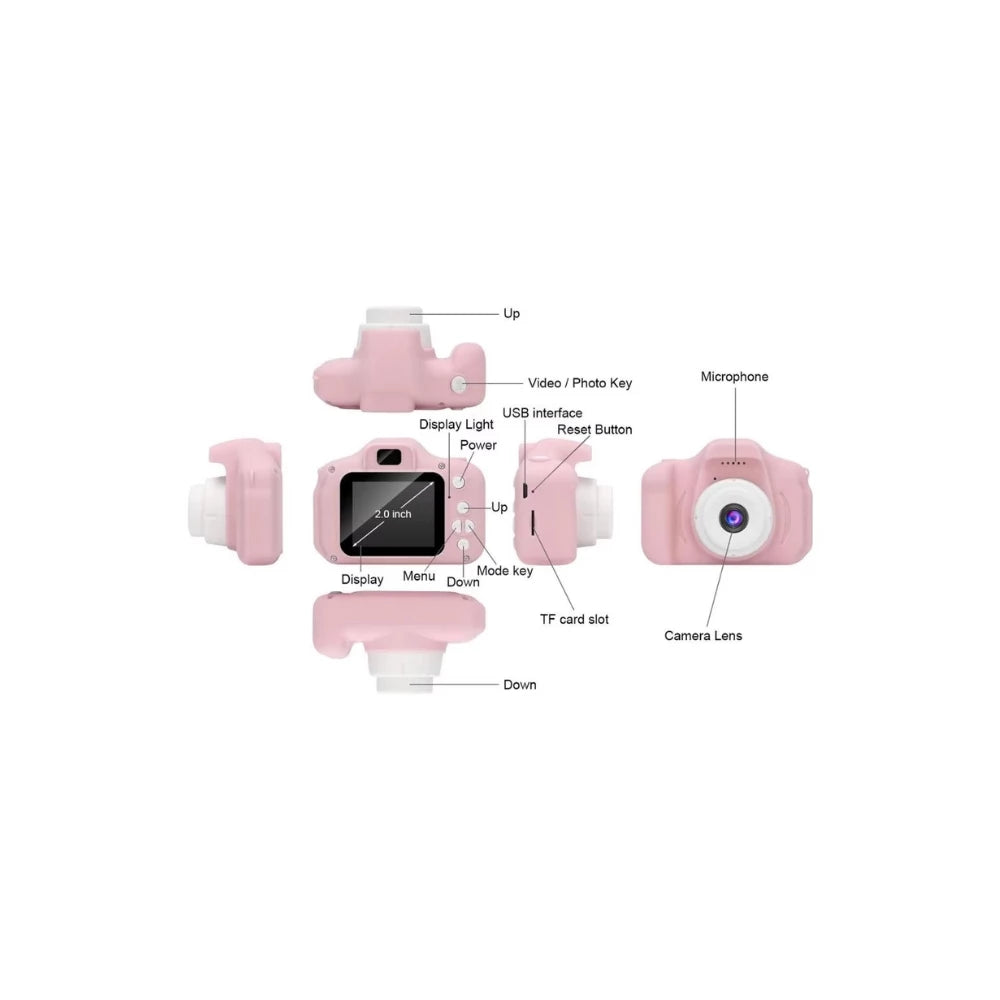 MiniPix FunCam – Compact Kids Camera with Games & Frames