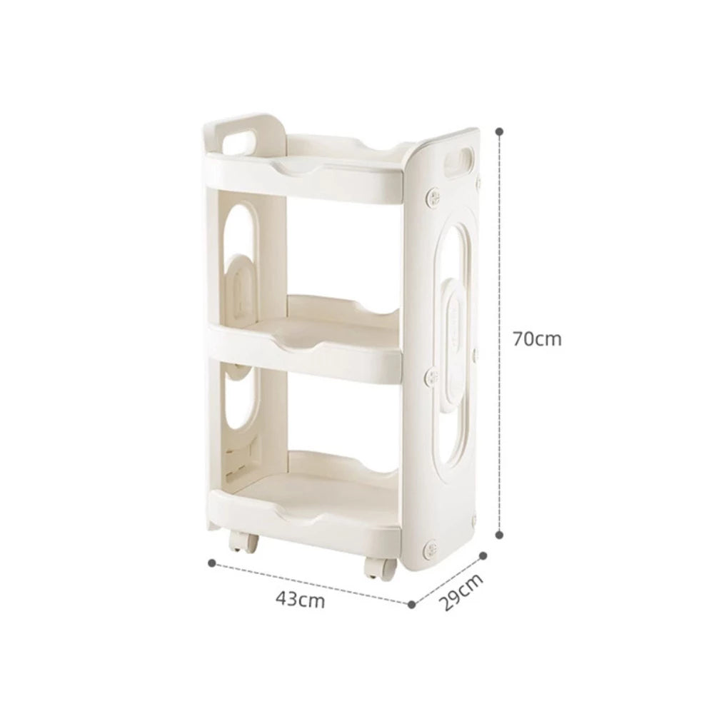 Multifunctional Storage Rack with Wheels