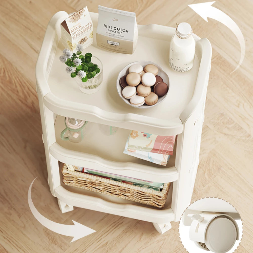 Multifunctional Storage Rack with Wheels