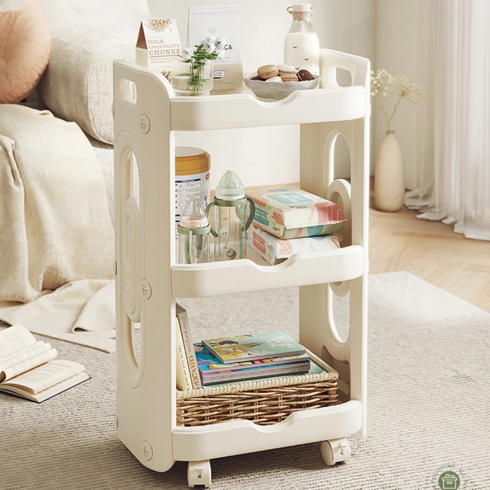 Multifunctional Storage Rack with Wheels