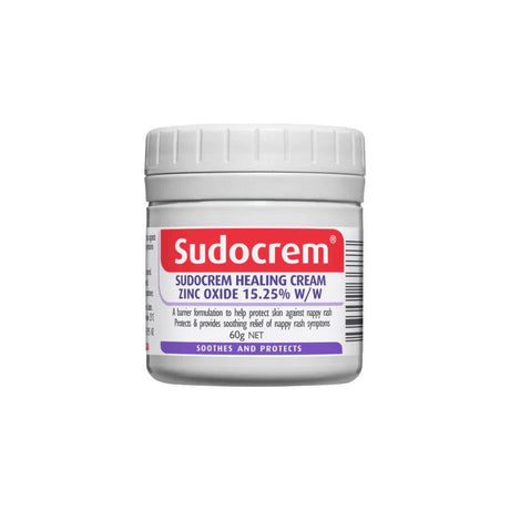 Sudocrem is a zinc-based emollient cream that soothes and protects skin