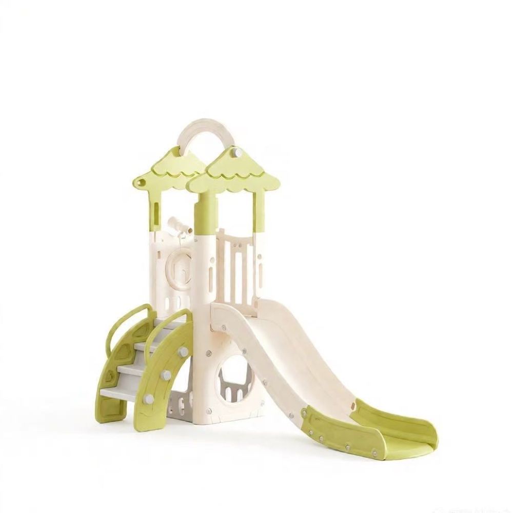 Tree House Kids Indoor Slide with Telescope - Enclosed Safe Play Set