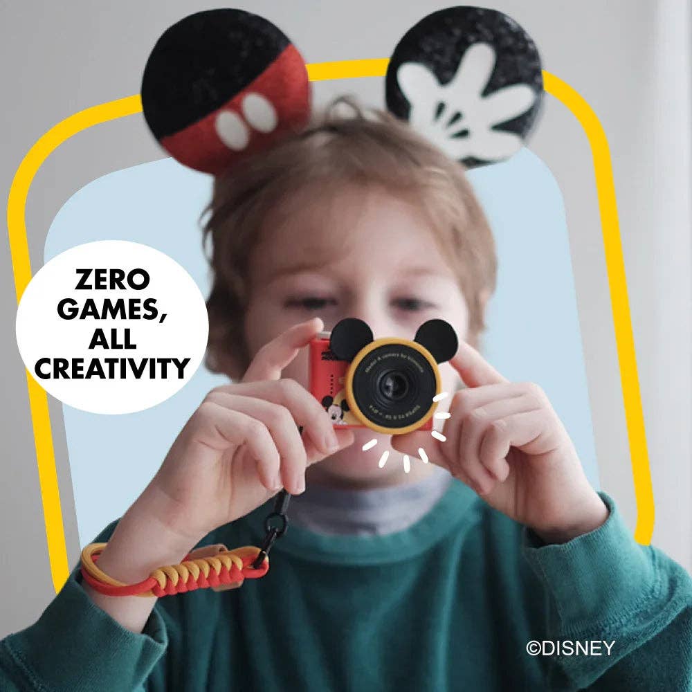Disney Mickey Mouse Mini Camera - features - KiwiBargain NZ