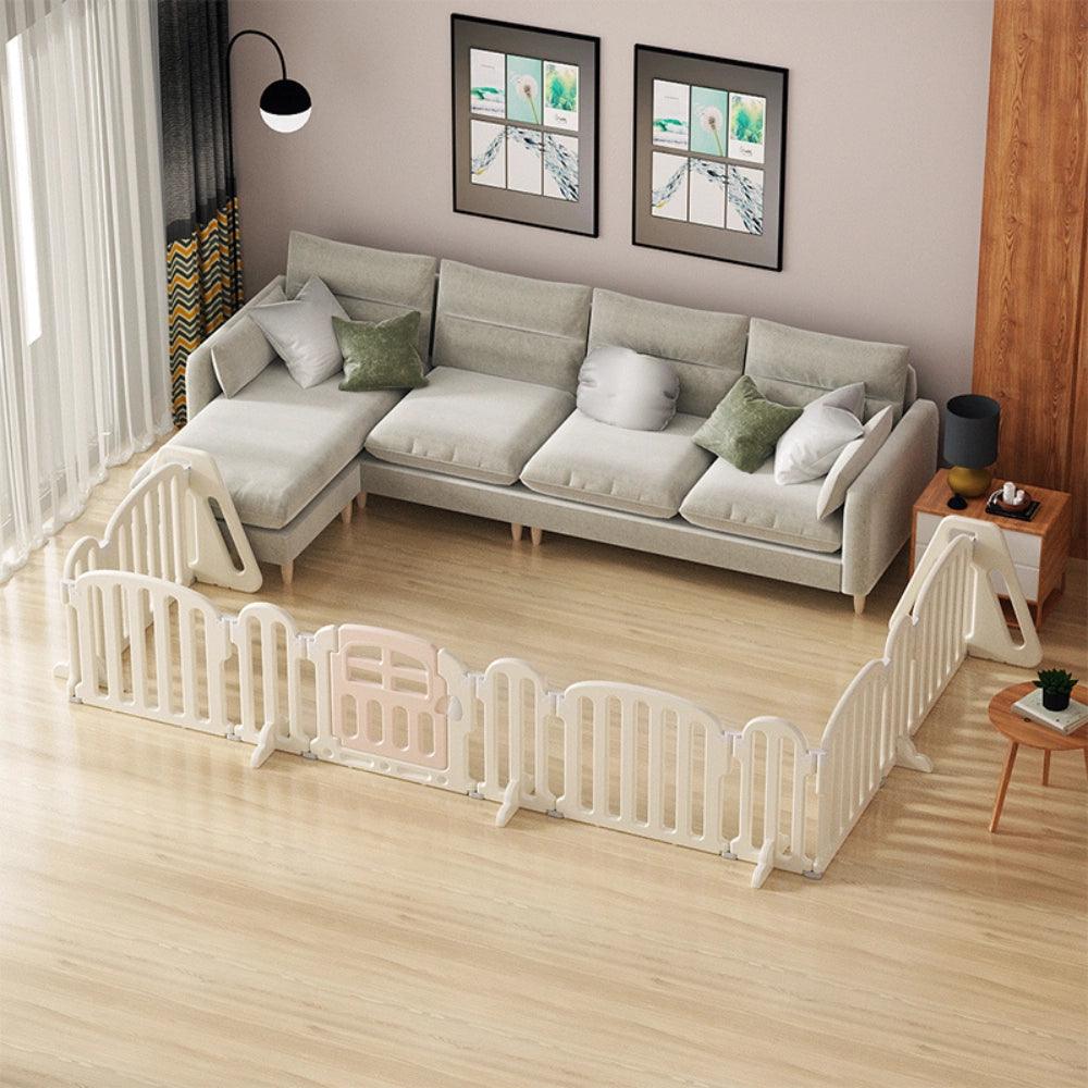 Baby Safety Gate with Base and Gate - 21pcs - KiwiBargain