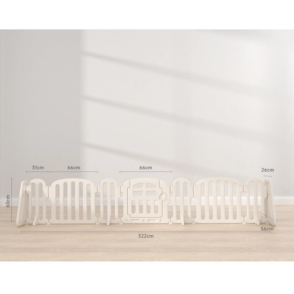 Baby Safety Gate with Base and Gate - 21pcs - KiwiBargain