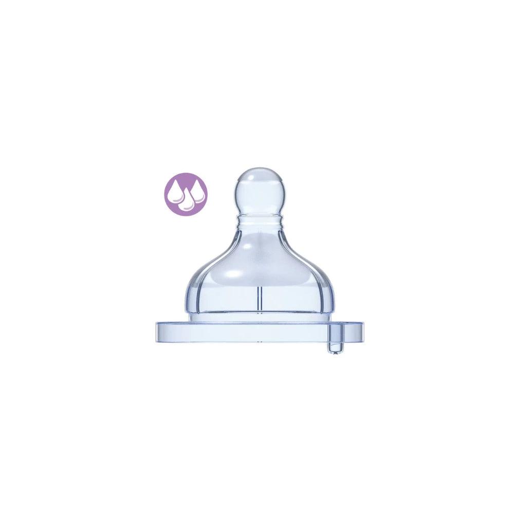 Chicco Well-Being Silicone Teat 4m+ Fast Flow 2pk - KiwiBargain