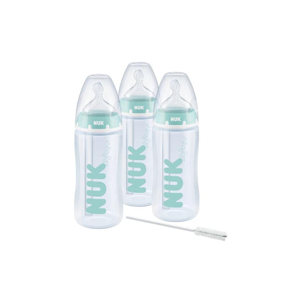 NUK Anti-Colic Baby Bottle with Temp. Control 300ml - 3pack - KiwiBargain