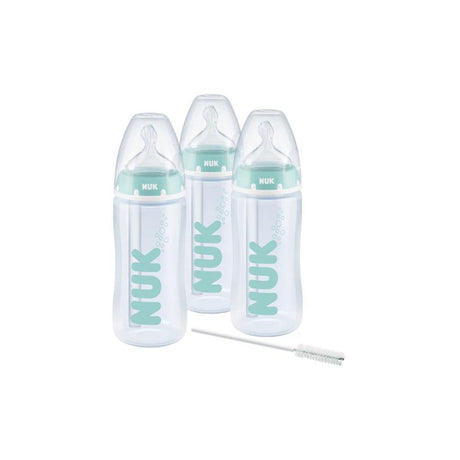 NUK Anti-Colic Baby Bottle with Temp. Control 300ml - 3pack - KiwiBargain