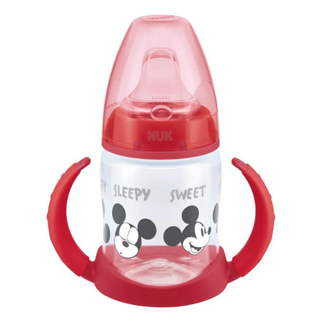 NUK Disney Mickey Mouse First Choice Learner Bottle with Temperature Control 150ml - KiwiBargain