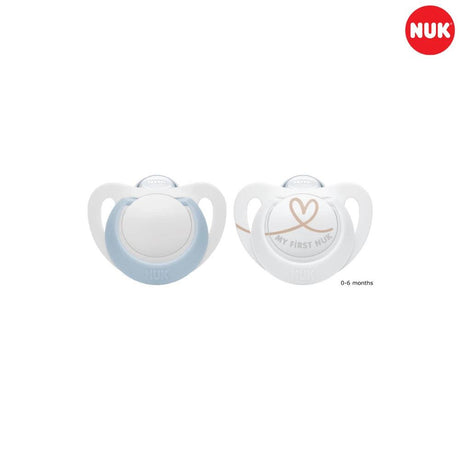 NUK Star Silicone Soother - 2pk - 0-36 Months - KiwiBargain