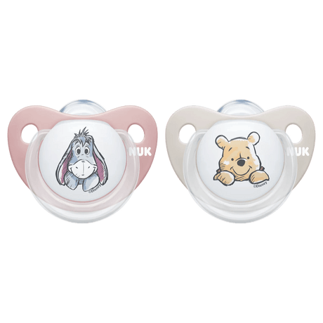 NUK Trendline Silicone Baby Soother - 2pk -Disney Winnie the Pooh - KiwiBargain