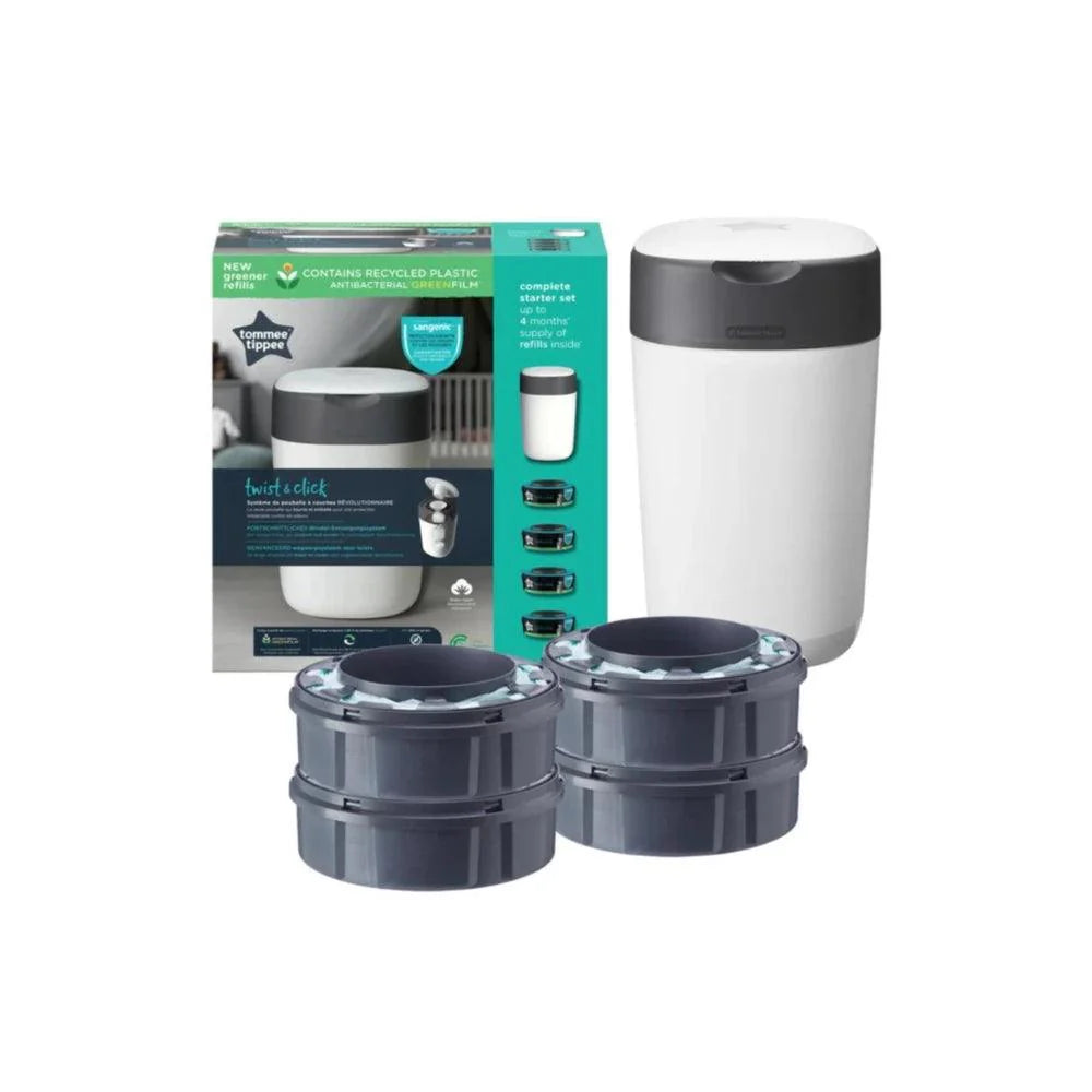 Nappy Disposal NZ - Tommee Tippee Twist & Click Bin - KiwiBargain