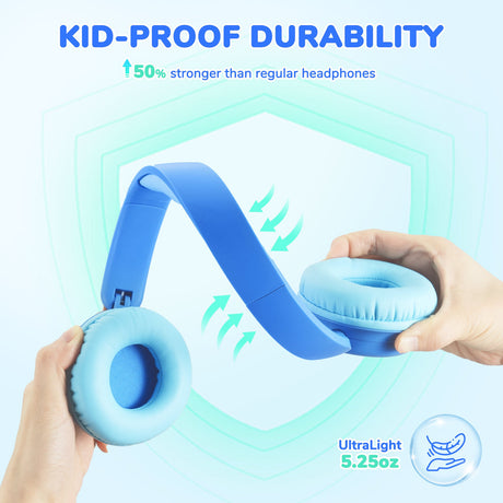 iClever BTH22 Kids Wireless Headphones 35hr battery