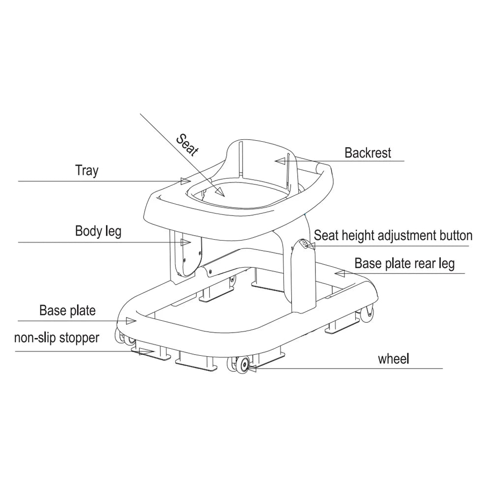 Multipfunctional Baby Walker