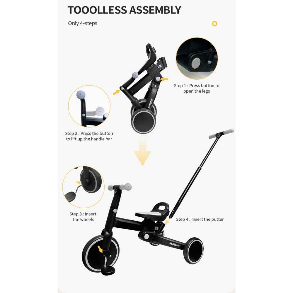 5-in-1 Kids Tricycle