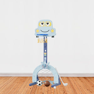 6 In 1 Children's Basketball, Football, Hockey Stand with Music