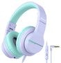 iClever HS19 Kids Wired Headphones Purple