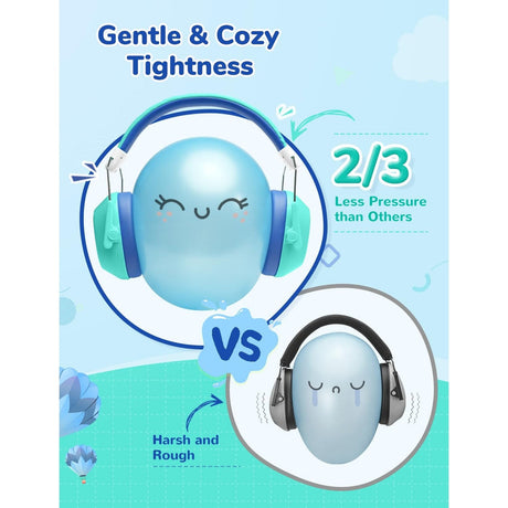 iClever IC-EM01 Kids Ear Muffs foldable design