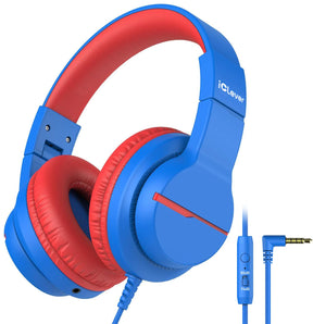 iClever HS19 Kids Wired Headphones with Microphone