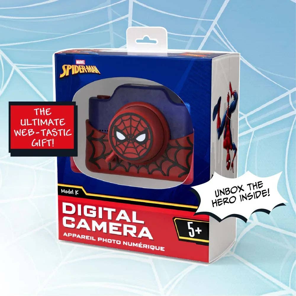 Marvel Spider-Man Digital Camera - close-up - KiwiBargain NZ