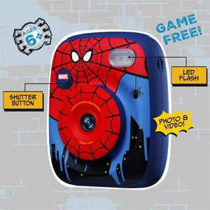 Marvel Spider-Man Print Pro Camera - features - KiwiBargain NZ
