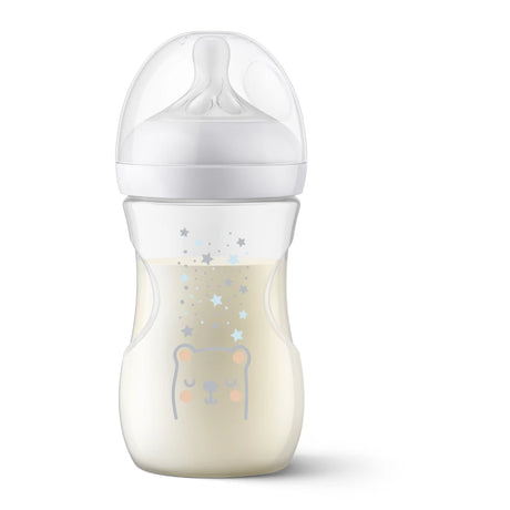 SCY673/82 Philips Avent Air Free Vent Bottle 260ml - Bear bottle out with milk available at KiwiBargain in New Zealand. Buy it today from kiwibargain.co.nz