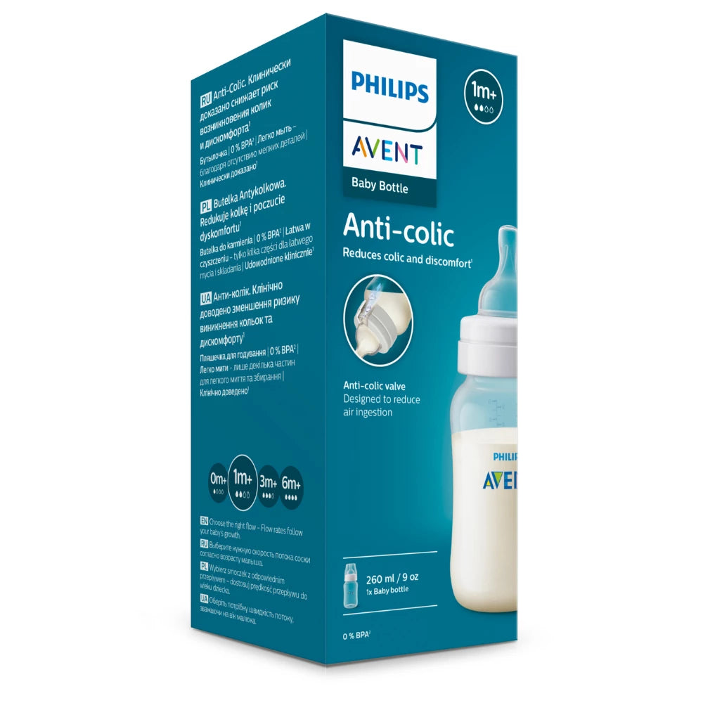 SCY103/01 Philips Avent Anti-colic Bottle 260ml 1pk available at KiwiBargain in New Zealand. Buy it today from kiwibargain.co.nz